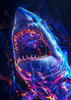 Neon Shark