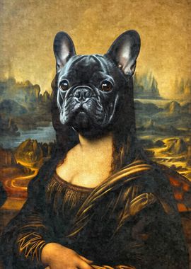 French Bulldog Mona Lisa