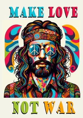 hippie make love not war 