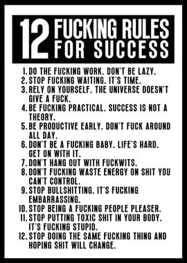 12 Rules For Success