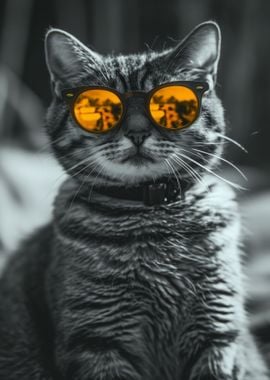 Cat With Sunglasses