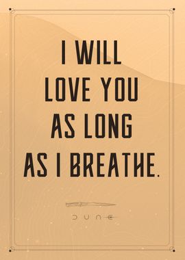 As Long as I Breathe