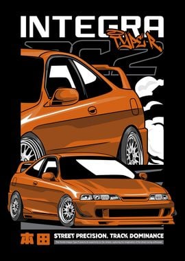 Integra JDM Racing Car