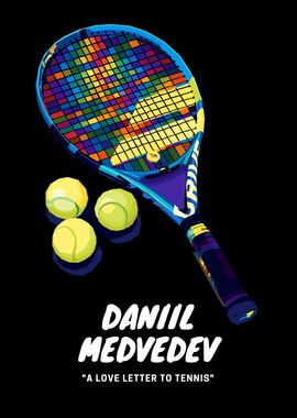 Daniil Nedvedev Wpap Art