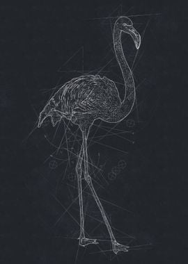 Flamingos Art