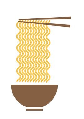 Asian Noodle Vector