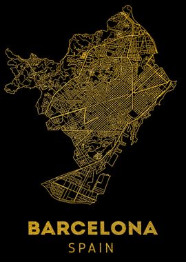 Maps City Barcelona