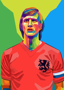 johan cruijff pop art