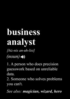 Business Analyst Funny Job