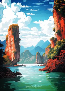 James Bond Island Art