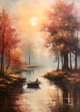 Autumn Serenity Lake