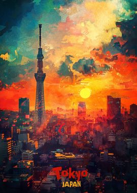 Tokyo Art Poster