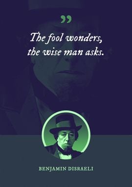 The fool wonders the wise