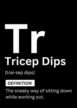 Trice Dips Gym Workout