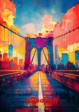 Brooklyn Art Poster