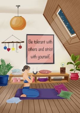 Yoga motivational art 1