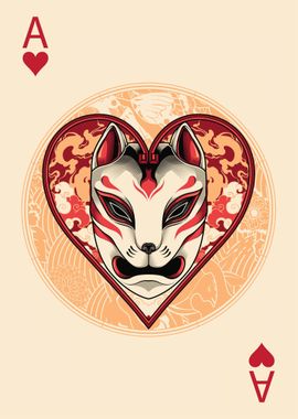 heart samurai of ace card