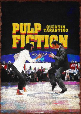 pulp fiction dance poster