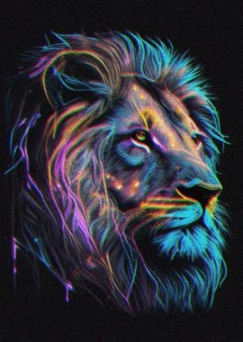 Neon Lion