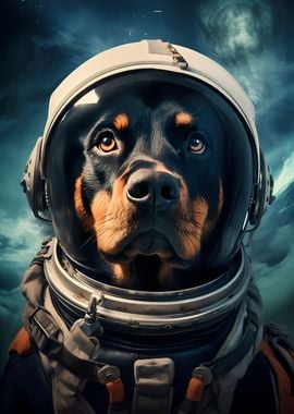 Rottweiler in Space