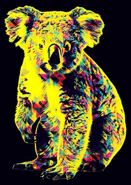 Koala pop art 