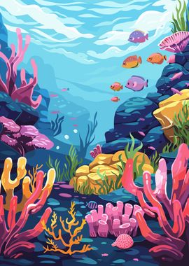 Colorful Coral Reef