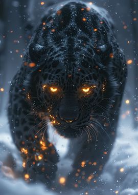 Mythical Black Leopard