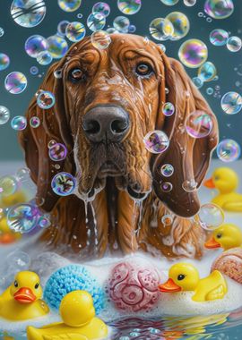 Bloodhound dog 