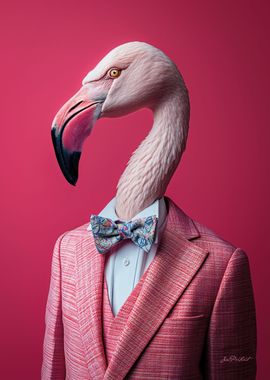 Flamingo Portrait