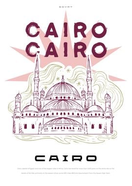 Cairo big city poster 