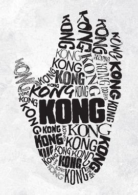 Kong B&W Handprint