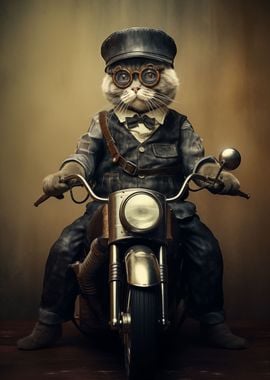 Cat Biker