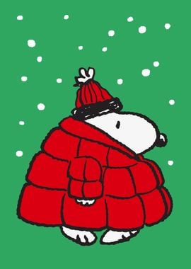 Snoopy Puffer Coat