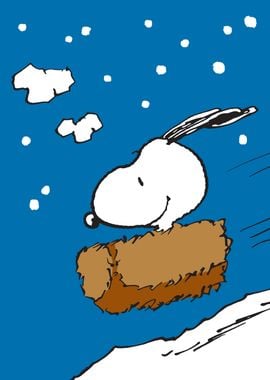 Snoopy Sleighing