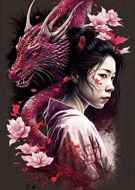 Geisha dragon