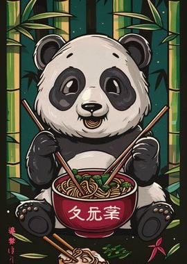 Panda Ramen Food