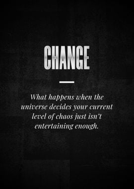 Change