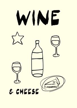 wine and cheese