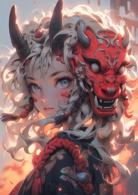 Cute Oni Girl