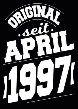 April 1997 27 Jahre