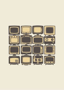 Vintage TV sets