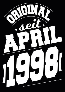 April 1998 26 Jahre