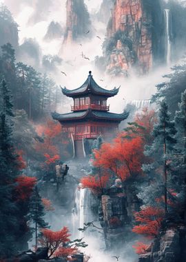 Chinese Landscape Mountain