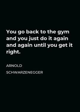 Arnold work hard