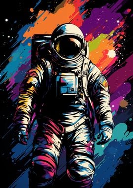 Space Collage Pop Art