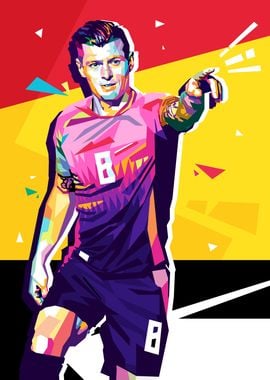 Toni Kroos fan pop art