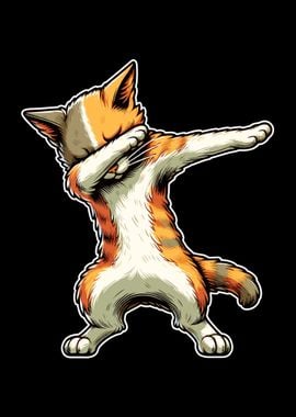 Dabbing Cat