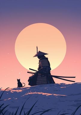 Samurai And Friend