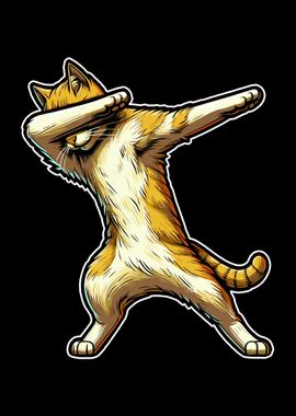 Dabbing Cat