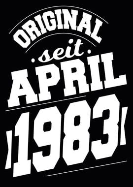 April 1983 41 Jahre